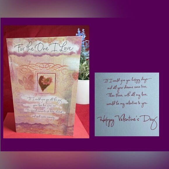 ❤️🥰❤️ NEW Valentine’s Day Cards Love, You & Me, One I Love NWT Envelope Included - Picture 9 of 13
